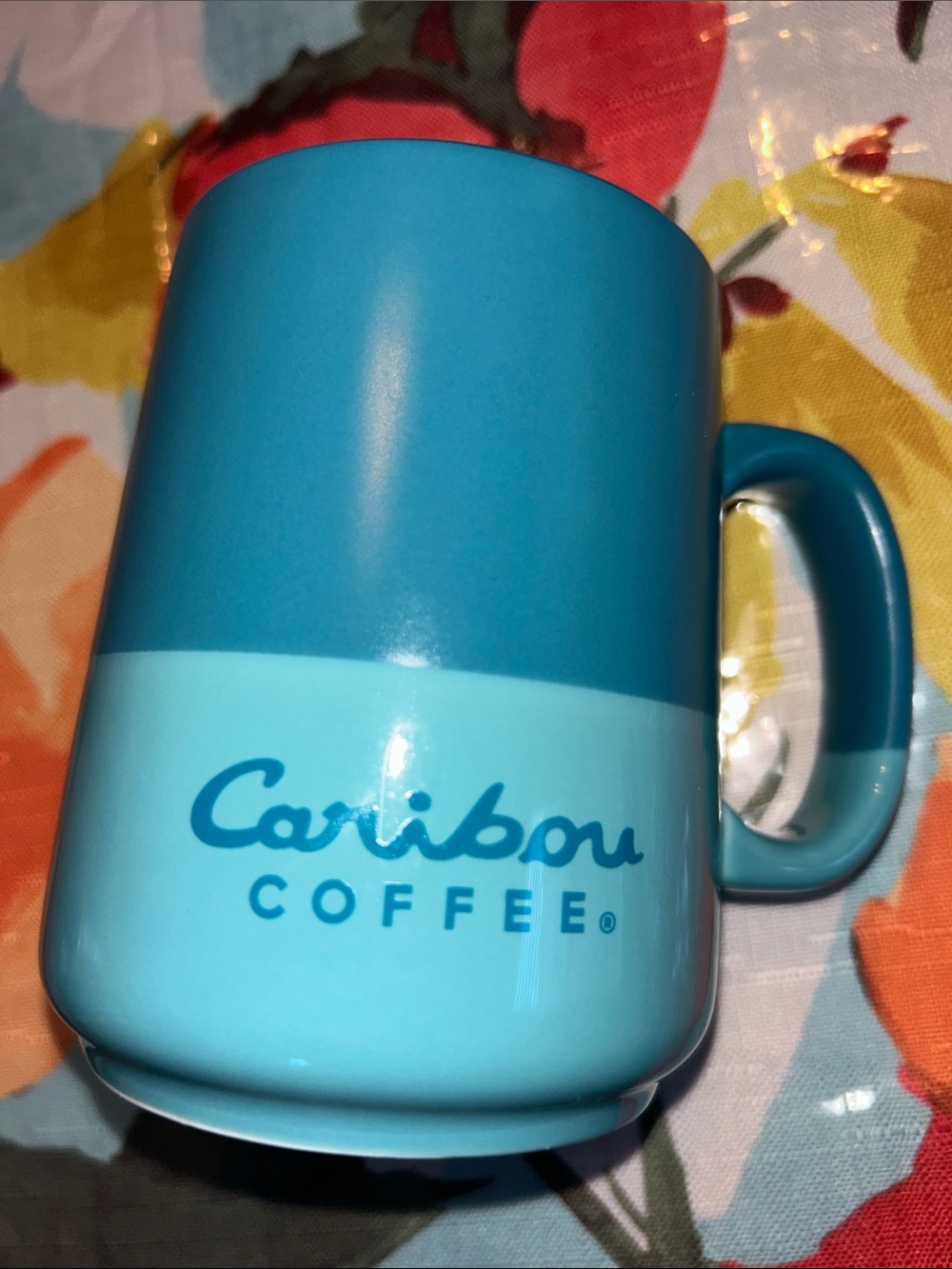 Caribou coffee cup